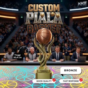 Custom Piala Basket Bronze