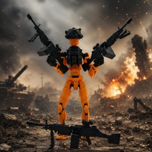 dummy 13 weapon M249 LMG Gun
