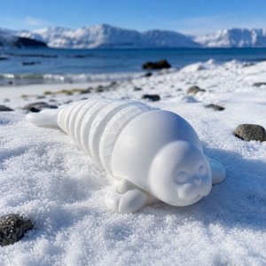 articulated seal / mainan artikulasi anjing laut
