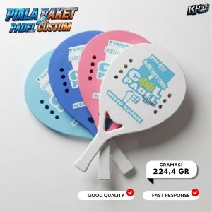 Piala Custom Raket Padel