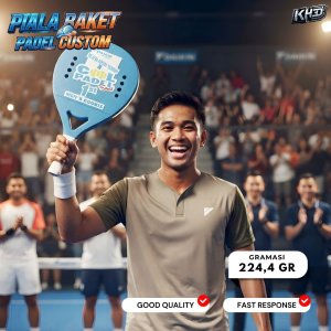 Piala custom Raket Padel
