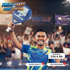 Piala Custom Raket Padel