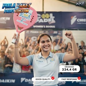 Piala Custom Raket Padel