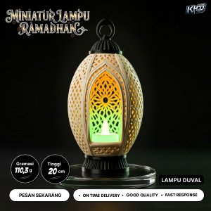 Pajangan Lampu Ramadhan Ouval