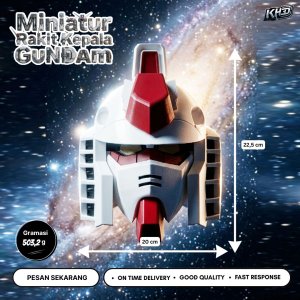 Mainan Rakit Kepala Gundam