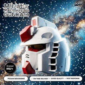Mainan Rakit Kepala Gundam