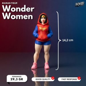 Miniatur Figur Wonder Women Kecil