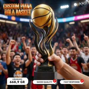 Custom Piala Bola Basket